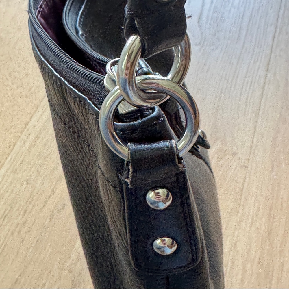 COACH Brooke Black Pebbled Leather purse - Picture 8 of 12